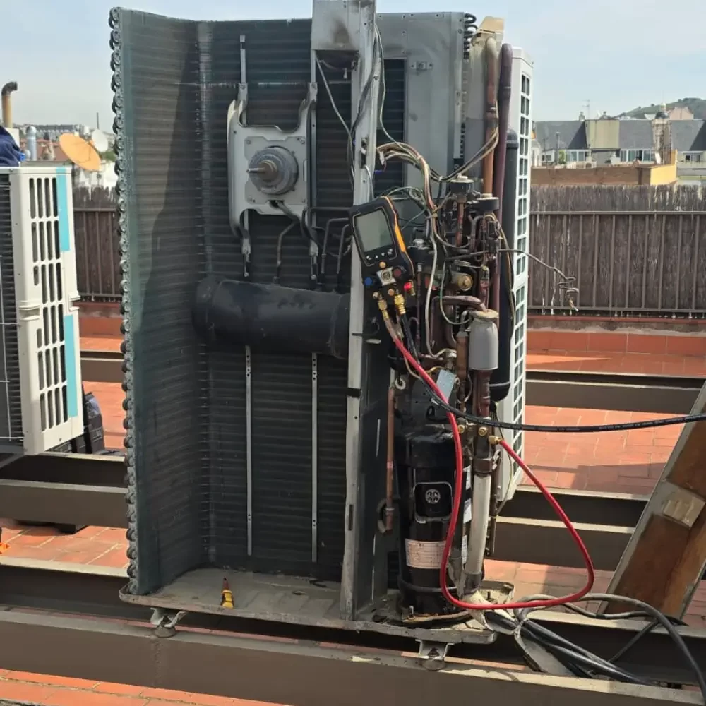 Mantenimiento preventivo a sistemas de aire acondicionado industria